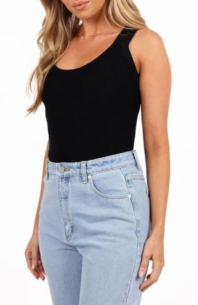 Petal And Pup Petal & Pup Esme Rib Tank In Black