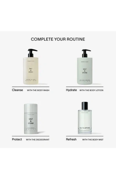 Salt & Stone Bergamot & Hinoki Hydrating Body Lotion With Niacinamide 15 oz / 450 ml In Bergamot & Hinoki