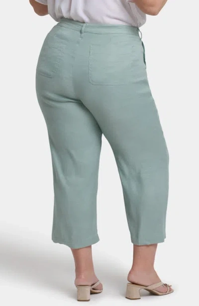 Nydj Wide Leg Capri Pants In Tomatillo