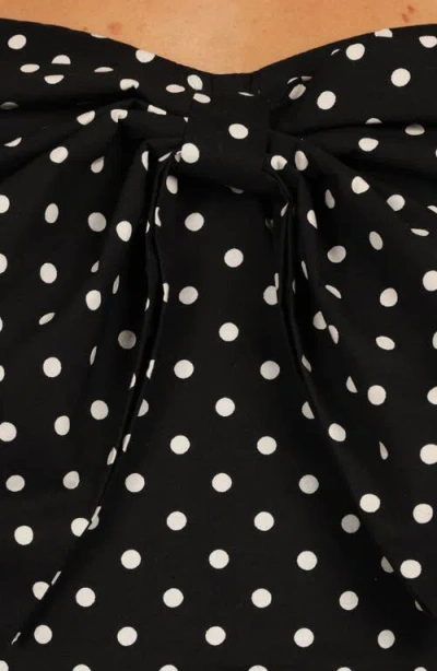 Petal And Pup Petal & Pup Hailee Polka Dot Maxi Dress In Black