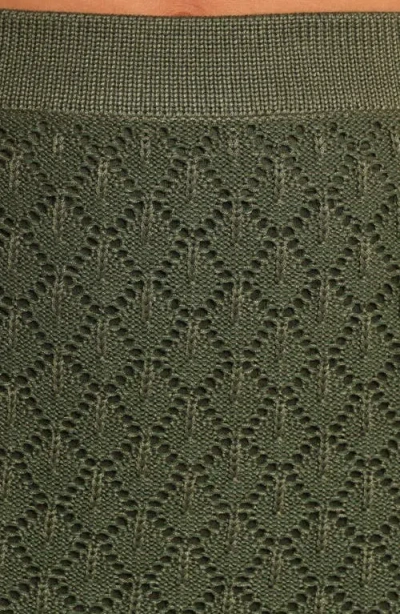 Petal And Pup Petal & Pup Asplie Pointelle Sweater Vest In Green