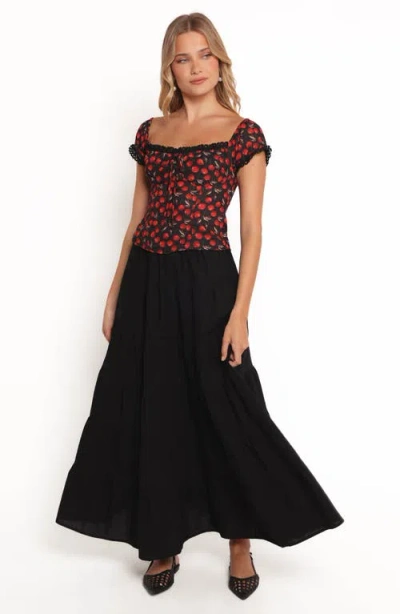 Petal And Pup Petal & Pup Wello Bustier Top In Red