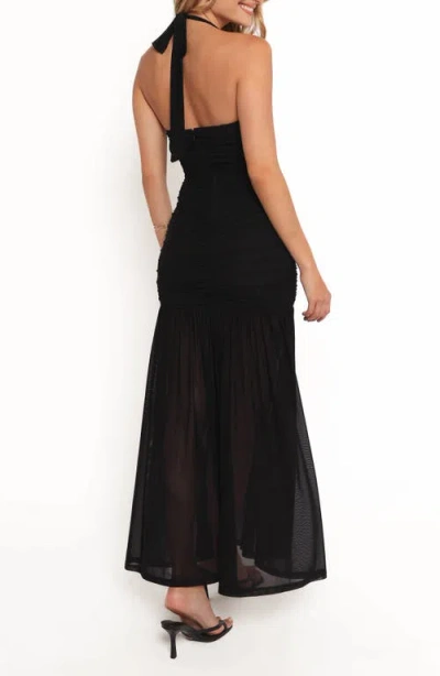 Petal And Pup Petal & Pup Lea Halter Maxi Dress In Black