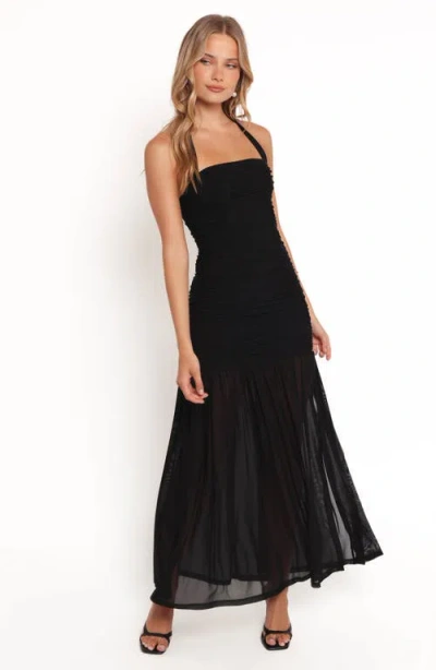 Petal And Pup Petal & Pup Lea Halter Maxi Dress In Black