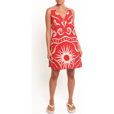 Petal And Pup Petal & Pup Giulia Minidress In Red