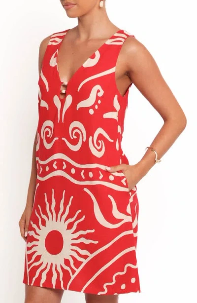 Petal And Pup Petal & Pup Giulia Minidress In Red