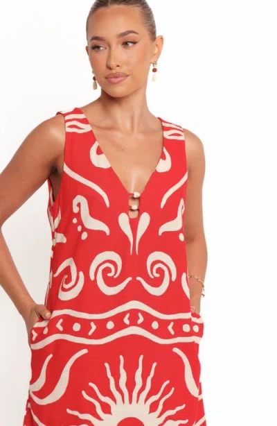 Petal And Pup Petal & Pup Giulia Minidress In Red