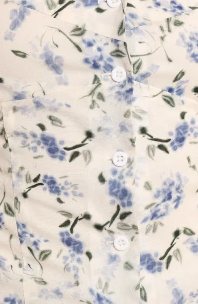 Petal And Pup Petal & Pup Jia Floral Button-up Tank In Neutral