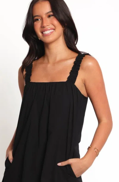 Petal And Pup Petal & Pup Alessandra Cotton Maxi Dress In Black