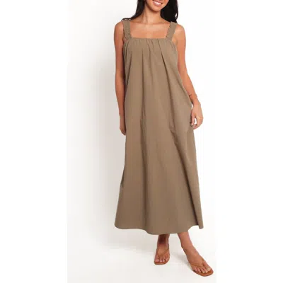 Petal And Pup Petal & Pup Alessandra Cotton Maxi Dress In Green