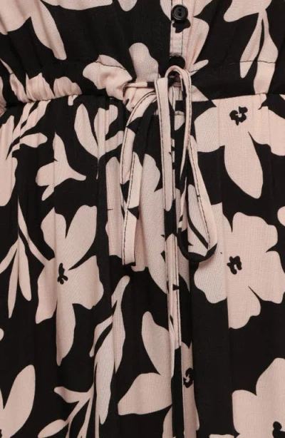 Petal And Pup Petal & Pup Kelda Floral Maxi Dress In Brown