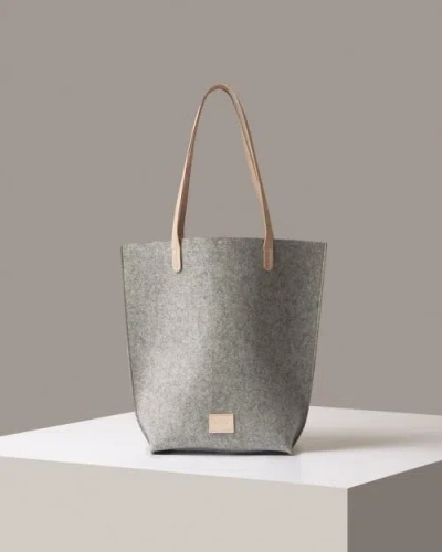 Graf & Lantz Graf Lantz Hana Merino Wool Tote In Granite