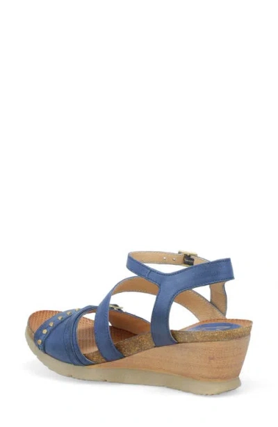 Miz Mooz Sophee Wedge Sandal In Navy
