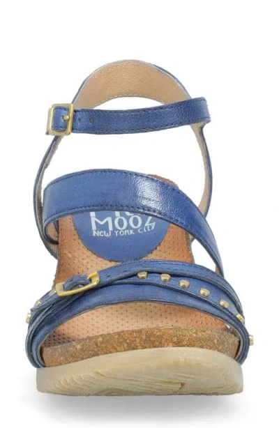 Miz Mooz Sophee Wedge Sandal In Navy
