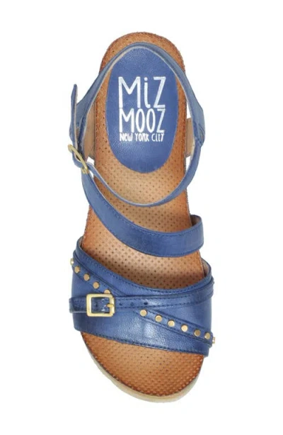 Miz Mooz Sophee Wedge Sandal In Navy