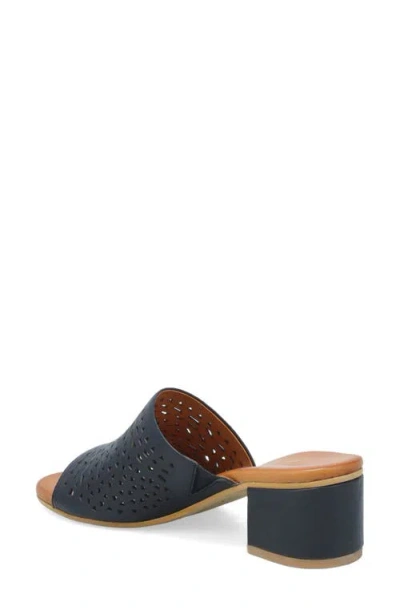 Miz Mooz Rylan Slide Sandal In Black Patent