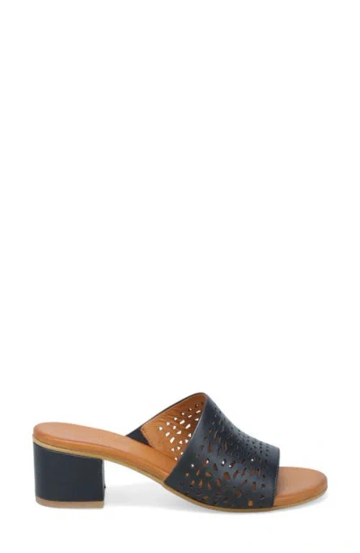Miz Mooz Rylan Slide Sandal In Black Patent