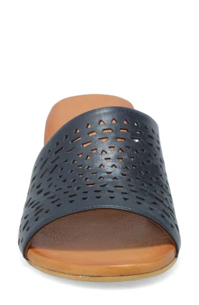 Miz Mooz Rylan Slide Sandal In Black Patent
