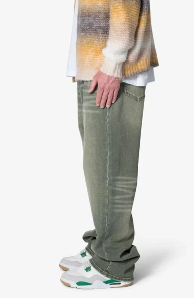 Mnml Ultra Baggy Jeans In Moss