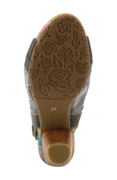 L'artiste By Spring Step Eclipsing Slingback Sandal In Black Multi