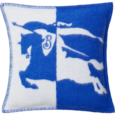 Burberry Ekd Wool Cushion In Knight