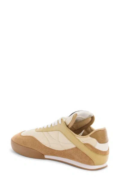 Chloé Kick Suede And Leather Sneakers In Brown