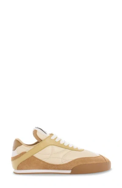 Chloé Kick Suede And Leather Sneakers In Brown