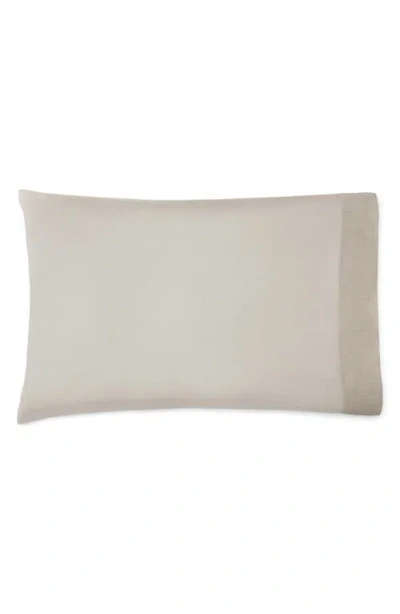 Sferra Carlotta Sateen Set Of 2 Pillowcases In Taupe