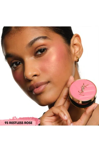Saint Laurent Make Me Blush 24h Buildable Powder Blush In 93 Restless Rose