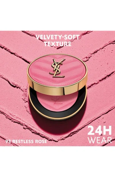 Saint Laurent Make Me Blush 24h Buildable Powder Blush In 93 Restless Rose