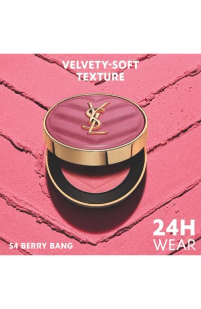 Saint Laurent Make Me Blush 24h Buildable Powder Blush In 54 Berry Bang