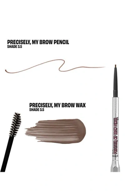 Benefit Cosmetics Precisely, My Brow Pencil & Wax Set (limited Edition) $54 Value In 3.5