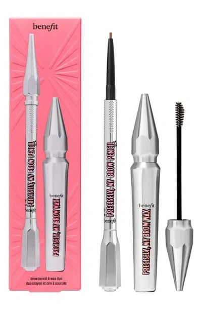 Benefit Cosmetics Precisely, My Brow Pencil & Wax Set (limited Edition) $54 Value In 3