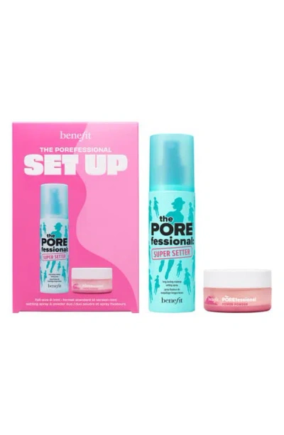 Benefit Cosmetics The Porefessional Set Up Settin Spray & Powder Set (limited Edition) $57 Value In No Color