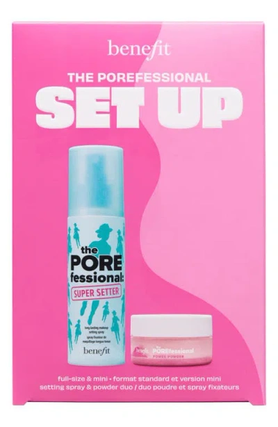 Benefit Cosmetics The Porefessional Set Up Settin Spray & Powder Set (limited Edition) $57 Value In No Color