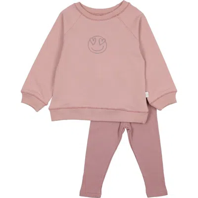 Pouf Emoji Set In Mauve