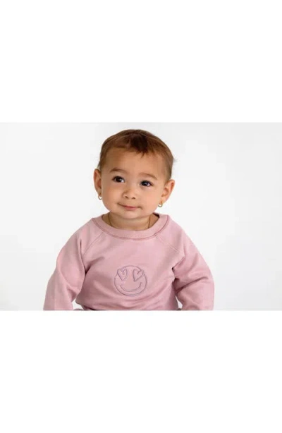 Pouf Emoji Set In Mauve