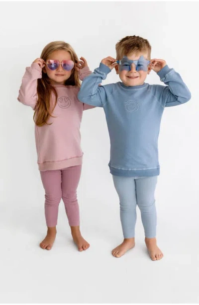 Pouf Emoji Set In Mauve