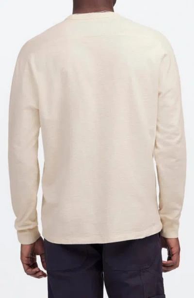 Madewell Long Sleeve Heavyweight Slub Cotton T-shirt In Neutral