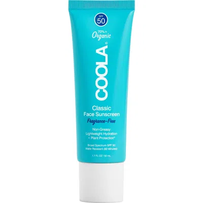 Coola ® Suncare Fragrance Free Classic Face Organic Sunscreen Lotion Spf 50 In No Color