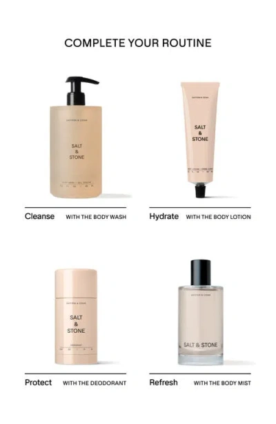 Salt & Stone Saffron & Cedar Body Lotion With Niacinamide 15 oz / 450 ml In Saffron & Cedar