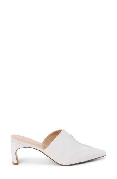 Coconuts By Matisse Crawford White Pointed-toe Mule Pumps