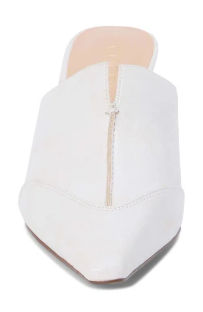 Coconuts By Matisse Crawford White Pointed-toe Mule Pumps