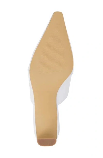 Coconuts By Matisse Crawford White Pointed-toe Mule Pumps