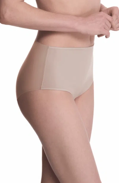 Natori Cloud Comfort Smoothing Brief In Lt. Mocha