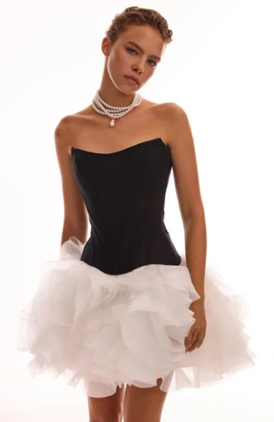 Milla Chic Low-waist Black Fitted Corset