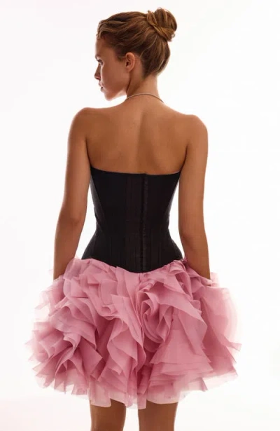 Milla Chic Low-waist Black Fitted Corset