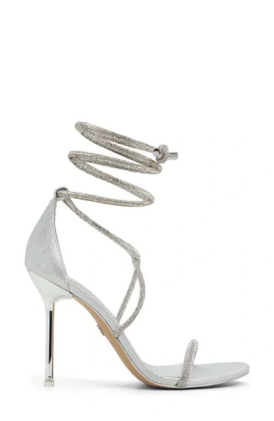 Aldo Women's Caladonia Lace-up Dress Sandals In Silver