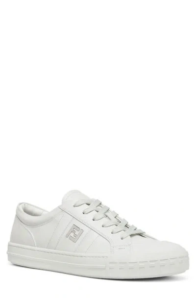 Fendi Valentino Garavani Multicolor Fabric And Mesh True Act Sneakers In White
