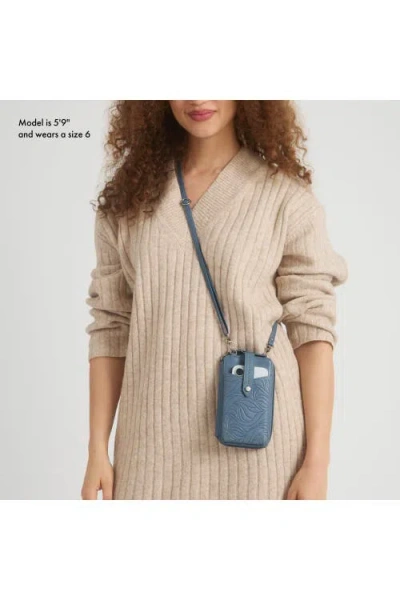 The Sak Silverlake N/s Smartphone Crossbody In Mahogany Suede